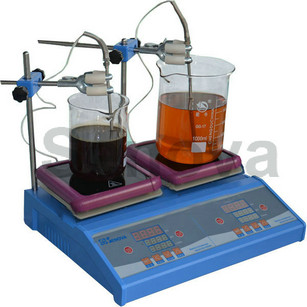 2-Place Multi-position Ceramic Magnetic Stirrer with Hot Plate MSA2-Series