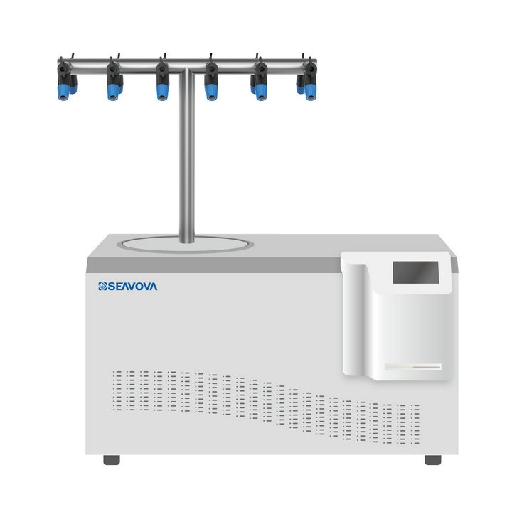 -90°C 12-port 9Kg T-Type Benchtop Laboratory Freeze Dryer / Benchtop Laboratory Lyophilizer NovaDryer-BD900TS