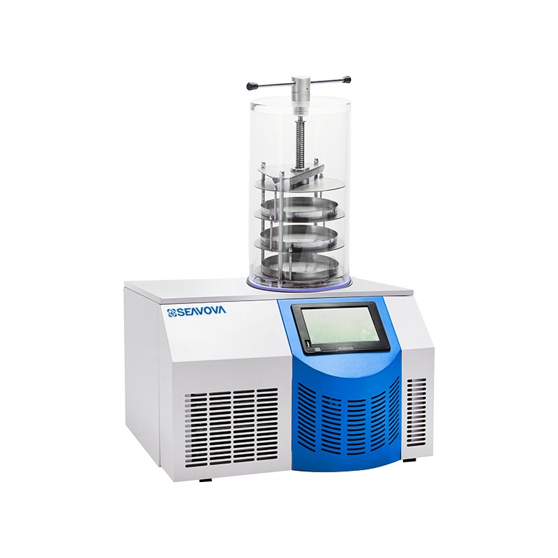 -60°C 3Kg Gland Type Benchtop Laboratory Freeze Dryer / Lyophilizer NovaDryer-BT102