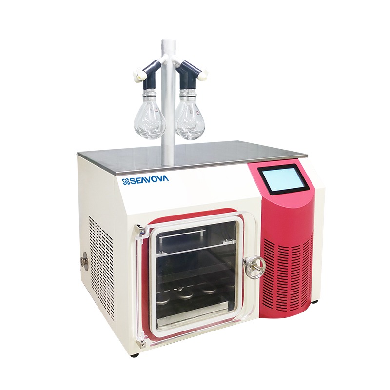 -88°C 3Kg/batch Manifold Programmable Benchtop Laboratory Pilot Freeze Dryer / Laboratory Lyophilizer NovaDryer-BD103