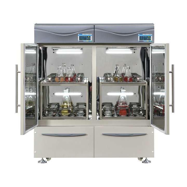 Non-refrigerated Orbital Shaking Incubator DS-5042SK with 2 Non-refrigrated Chambers and Indepent Control