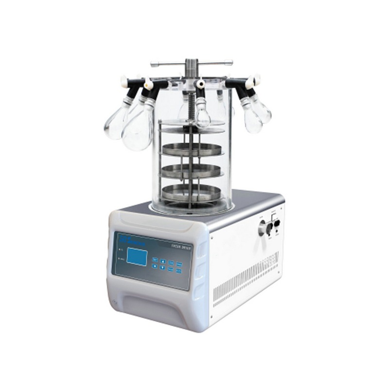 Tabletop Freeze Dryer NovaDryer-B104 Multi-Pipeline Manifold Top-press Gland Type