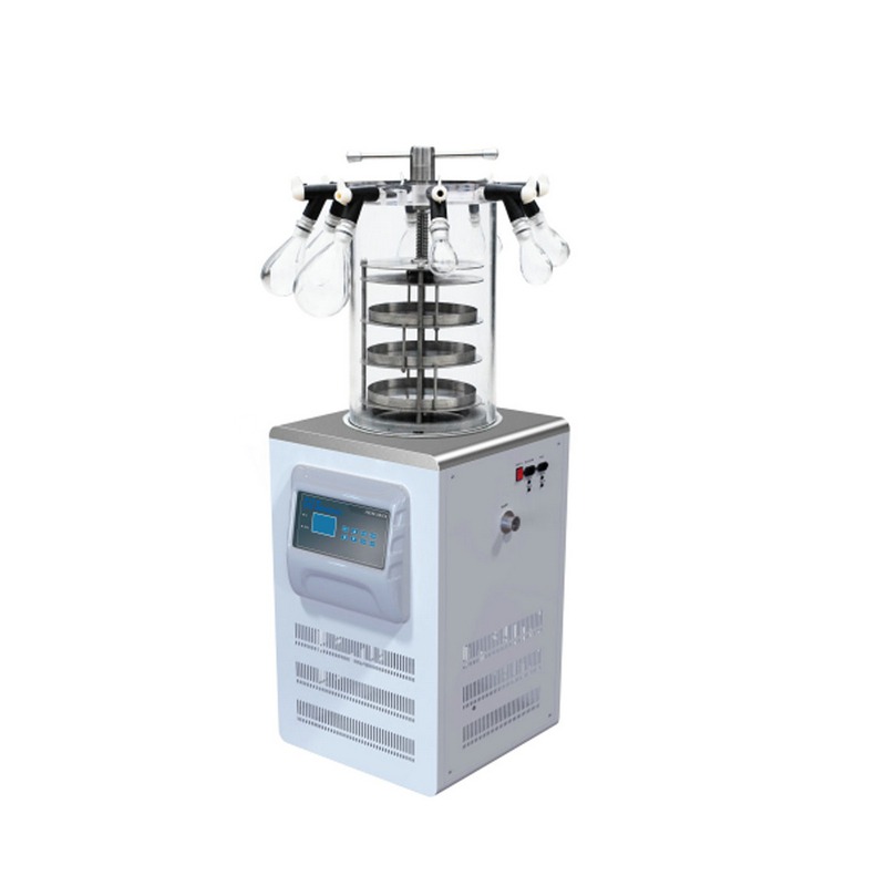 -80°C Vertical Freeze Dryer NovaDryer-FLT104 Multi-pipeline Manifold Top-press Gland Type